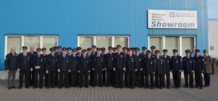Altersabteilung der Führungskräfte der Feuerwehr besuchte die Firma Hagola in Goldenstedt