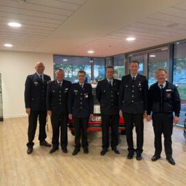 Ehrungen während Dienstversammlung / 01.06.2022 Ehrungen während Dienstversammlung / 01.06.2022