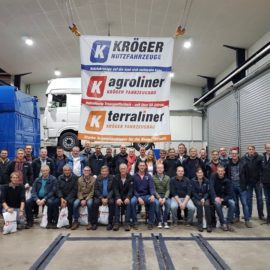 4. Zug Kreisbereitschaft zu Besuch bei der Fa. Kröger Nutzfahrzeuge, Rechterfeld