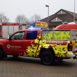 Übergabe des Alpharok an die Kreisfeuerwehr Vechta